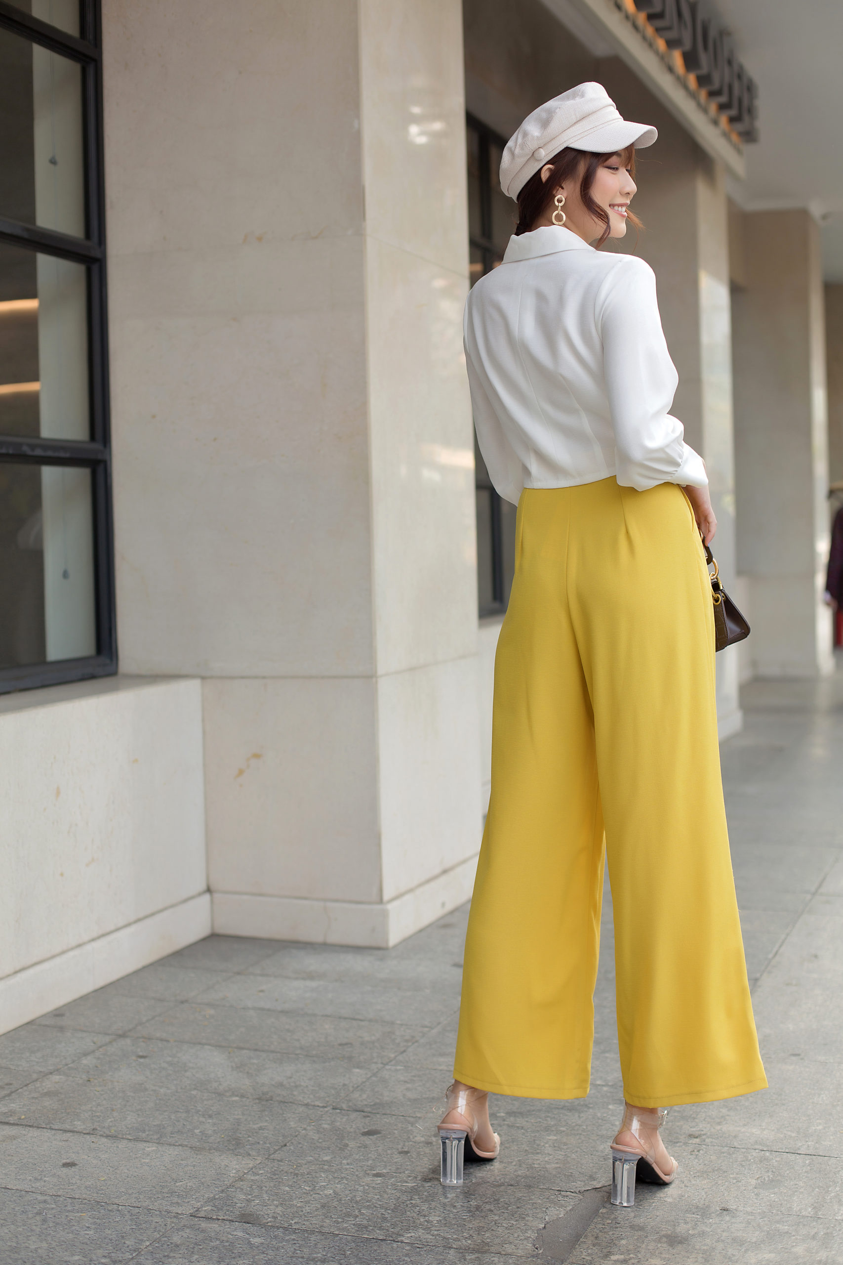 Linen Blend Wide Leg Culottes | SOSANDAR | M&S